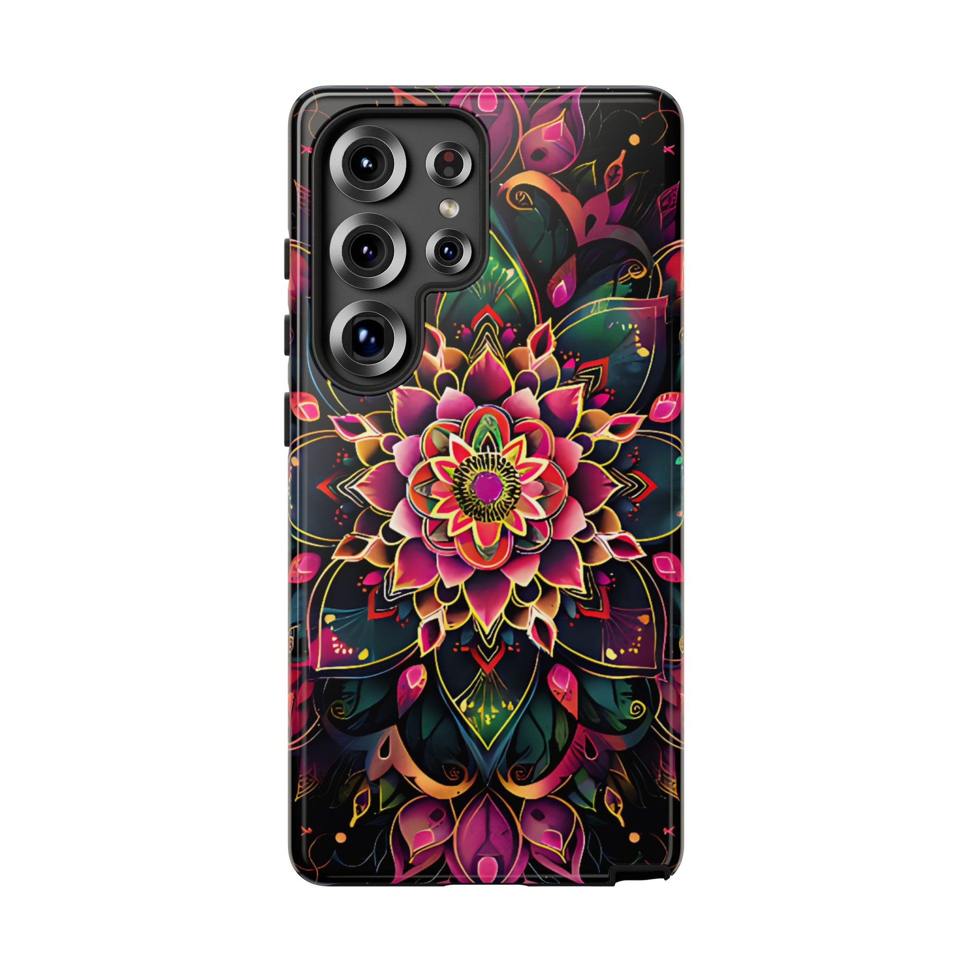 Vivid Bloom Armor Mandala Tough Floral Case - [HaveITcased]