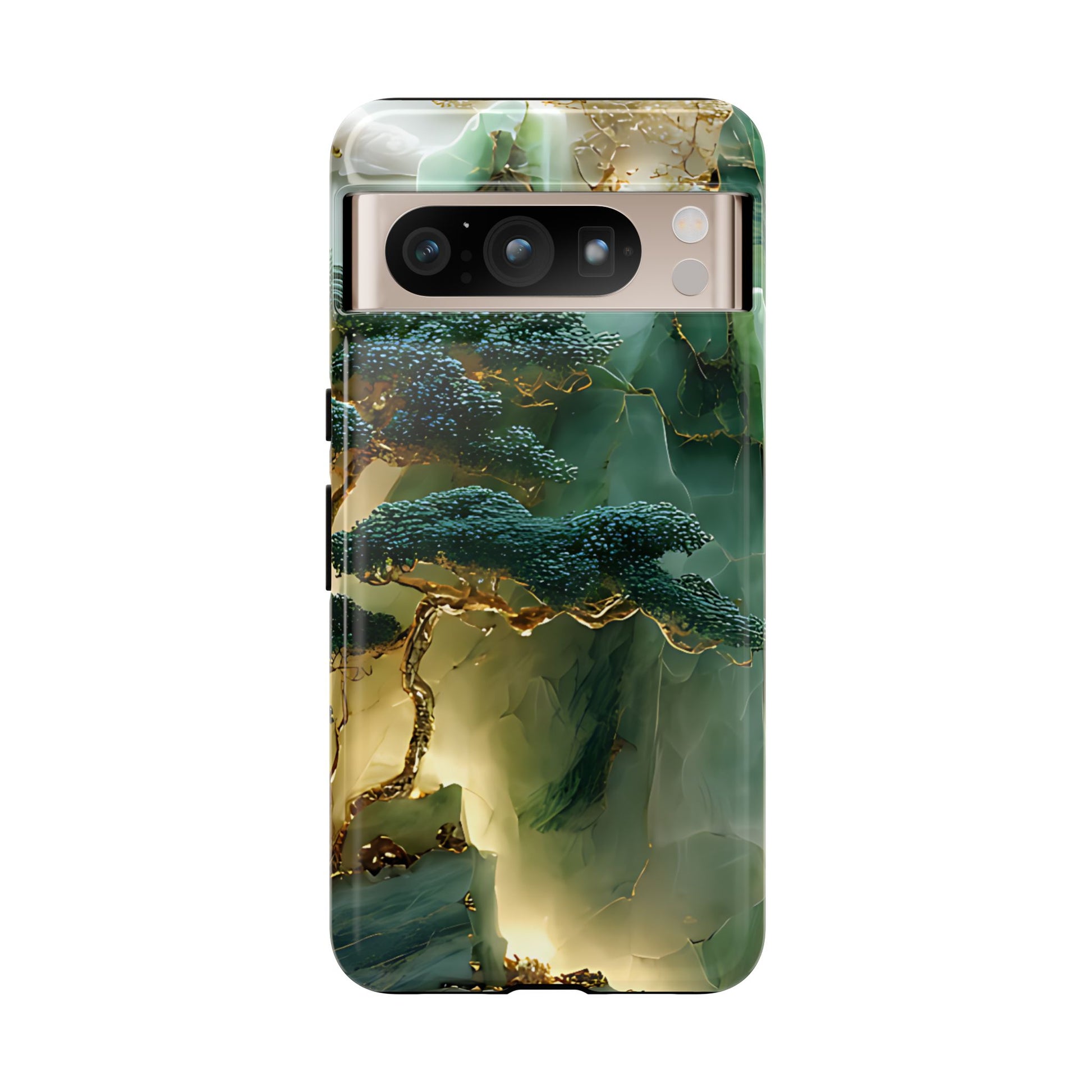 Green Jade Forest Mountain Art Protective Cover - [HaveITcased]