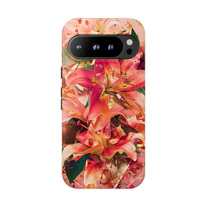 Elegant Pink Lily Print Floral Case - [HaveITcased]