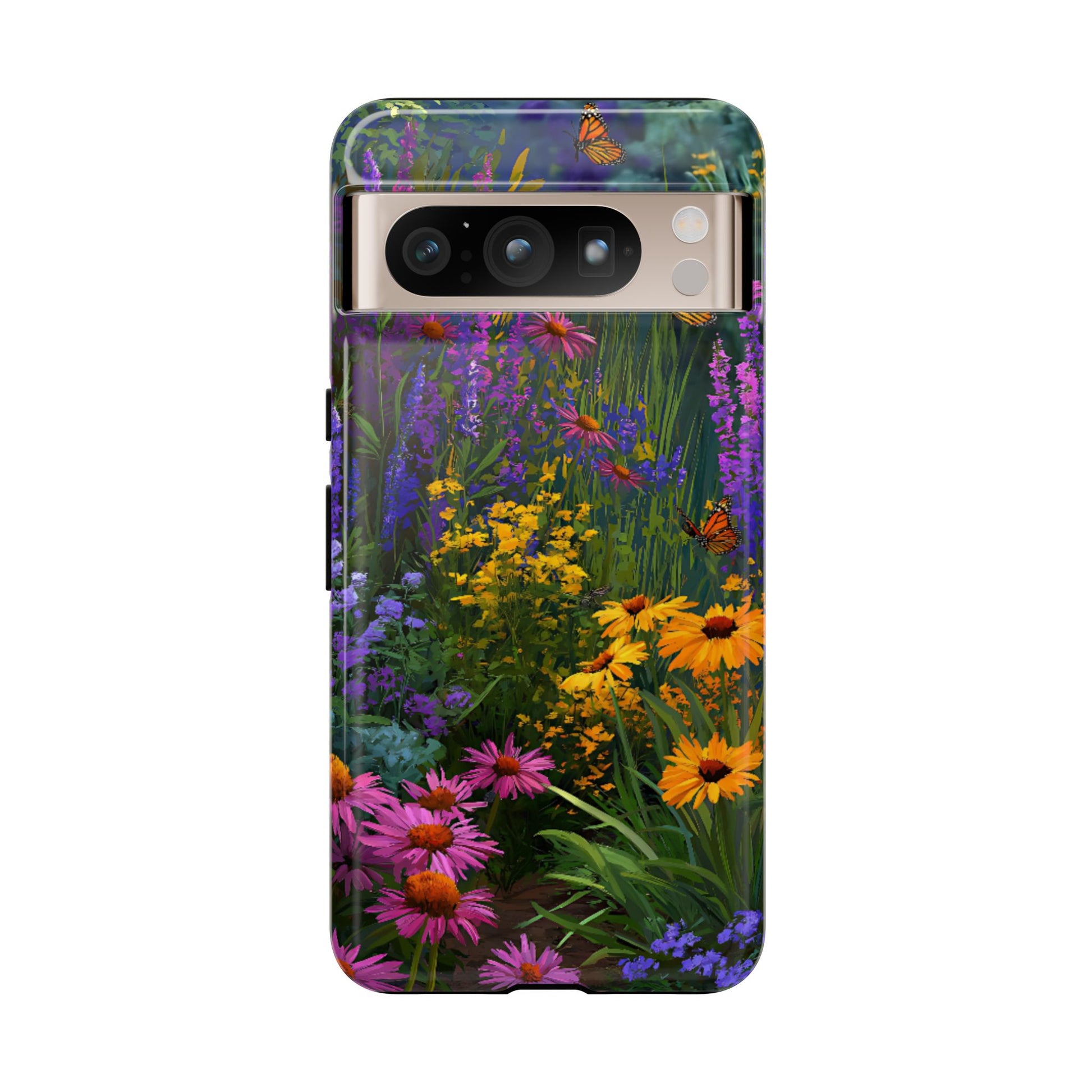Wildflower Meadow Butterfly Tough Phone Case for iPhone, Samsung & Google Pixel. - [HaveITcased]
