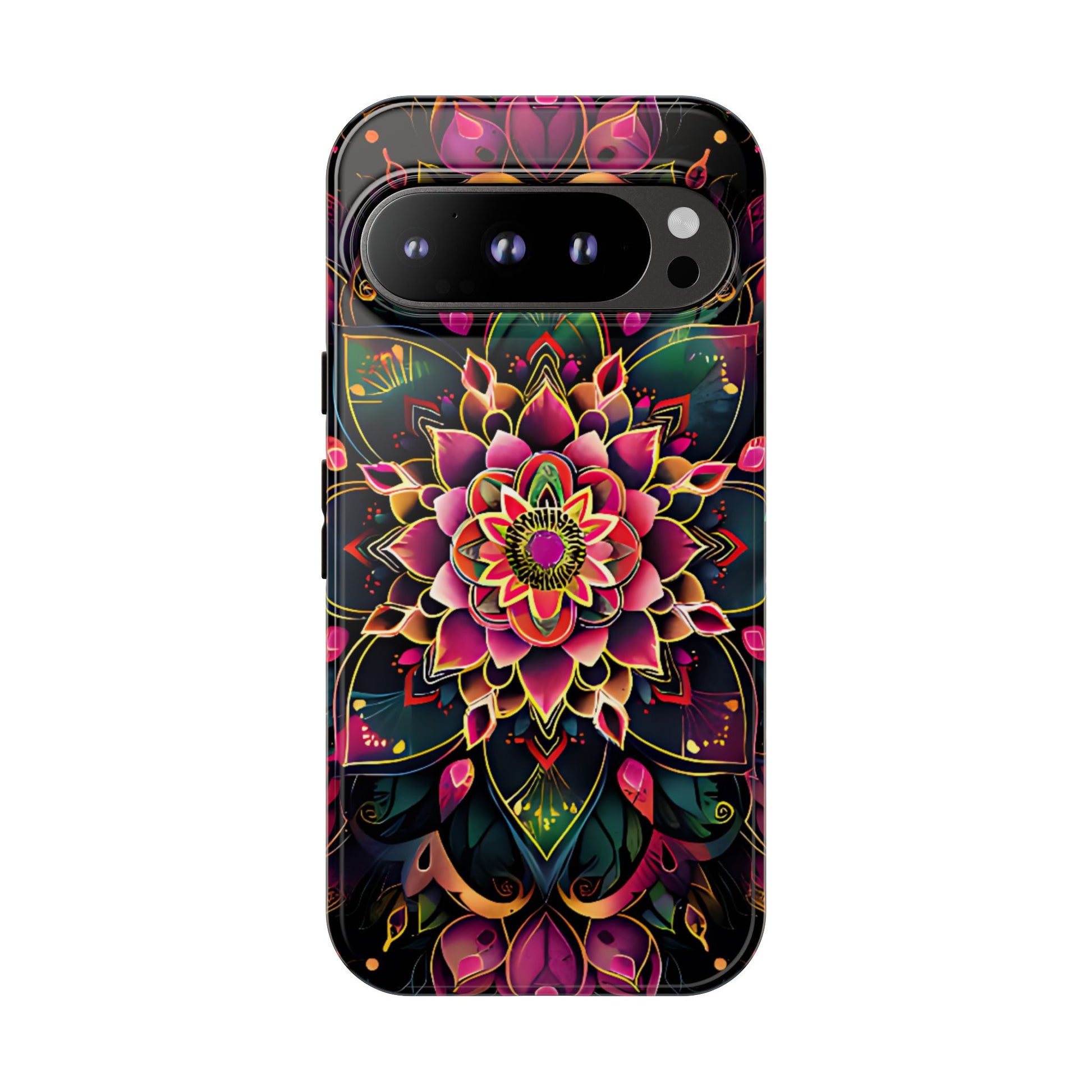 Vivid Bloom Armor Mandala Tough Floral Case - [HaveITcased]