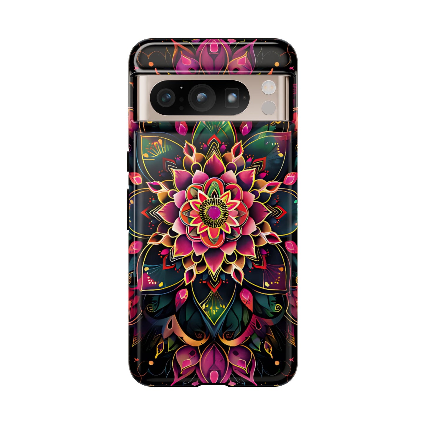 Vivid Bloom Armor Mandala Tough Floral Case - [HaveITcased]