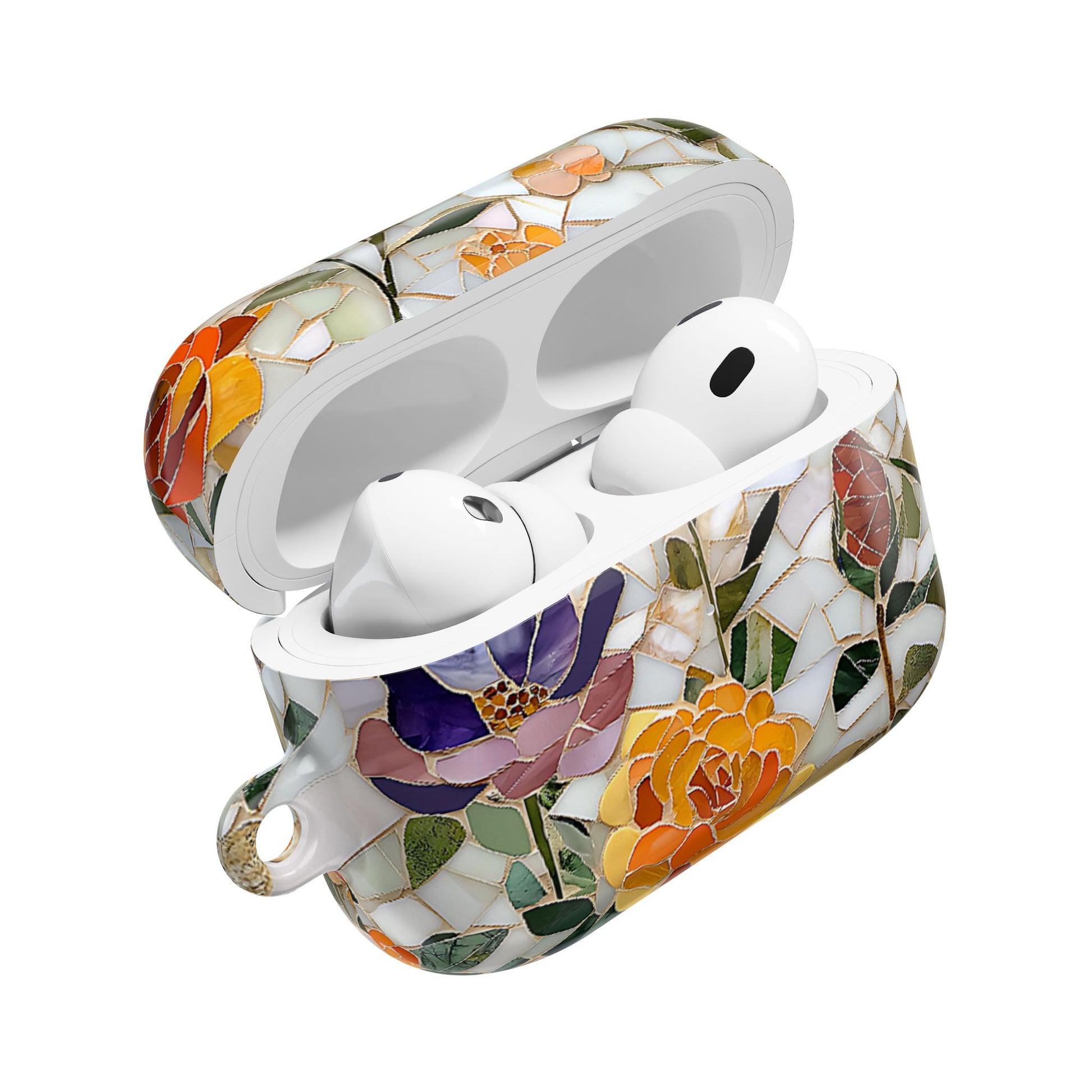 Mosaic Bloom Stained Glass AirPod Case - [HaveITcased]