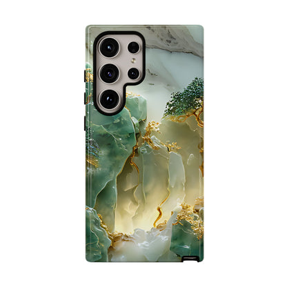 Luxury Jade Mountain Landscape Phone Case – Artistic Nature Design - [HaveITcased]