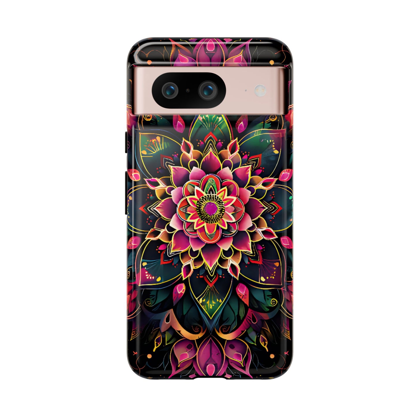 Vivid Bloom Armor Mandala Tough Floral Case - [HaveITcased]