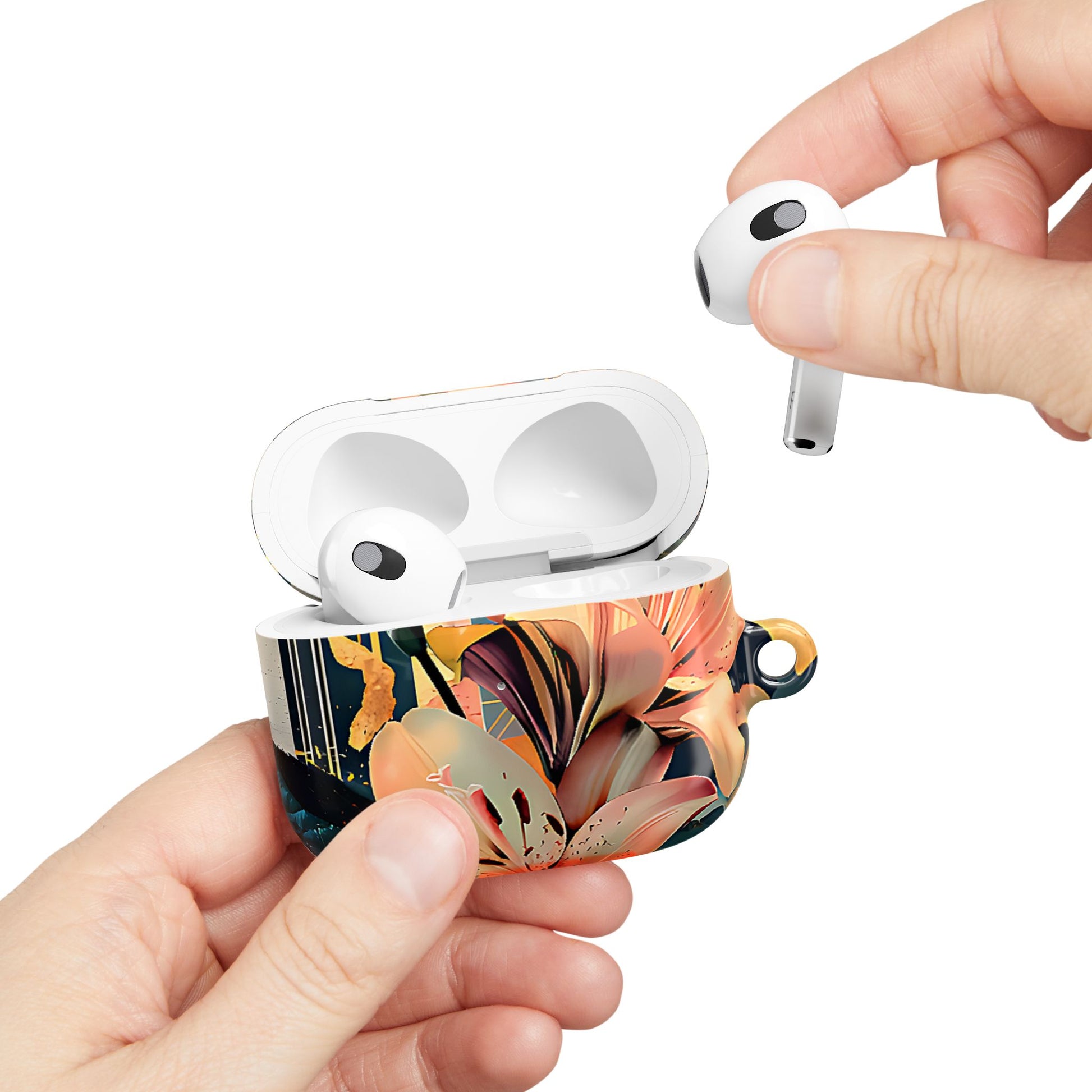 Luxury Floral Art with Lilies & Peonies Floral Phone Case Floral AirPod Cases - [HaveITcased]