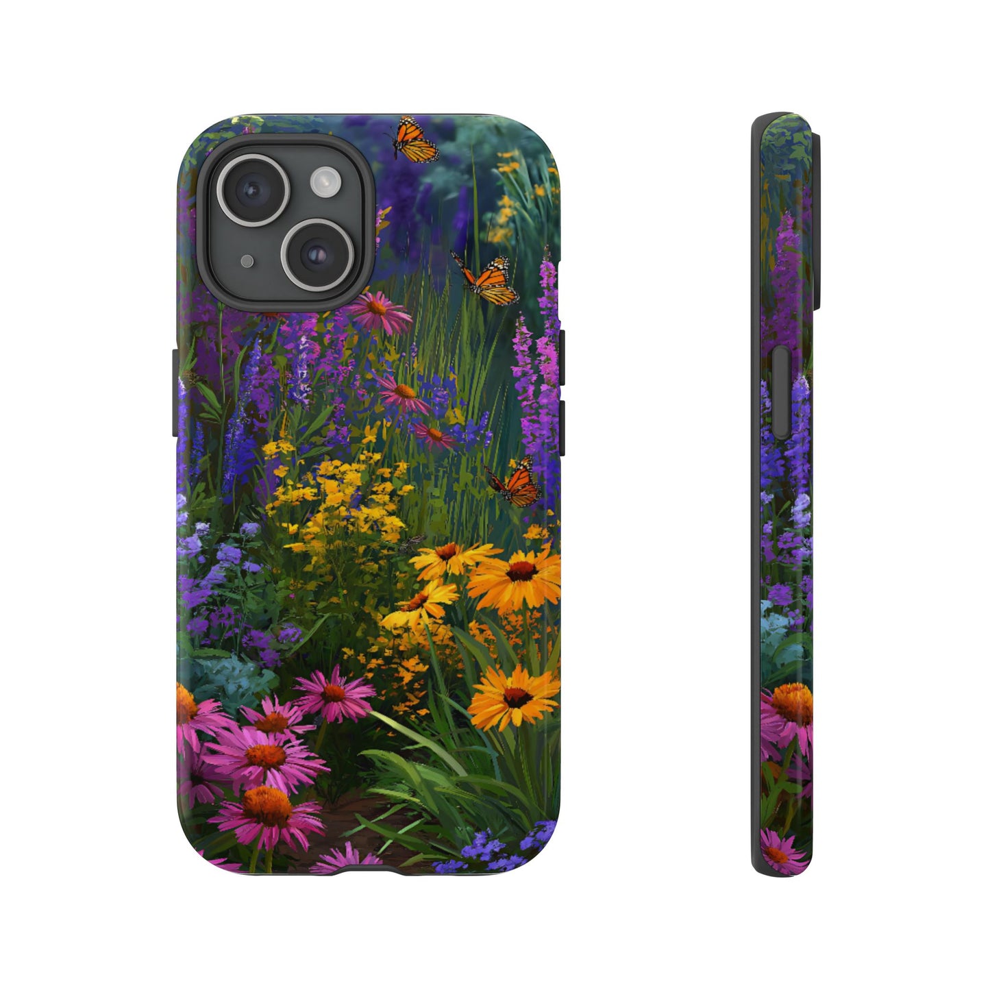 Wildflower Meadow Butterfly Tough Phone Case for iPhone, Samsung & Google Pixel. - [HaveITcased]
