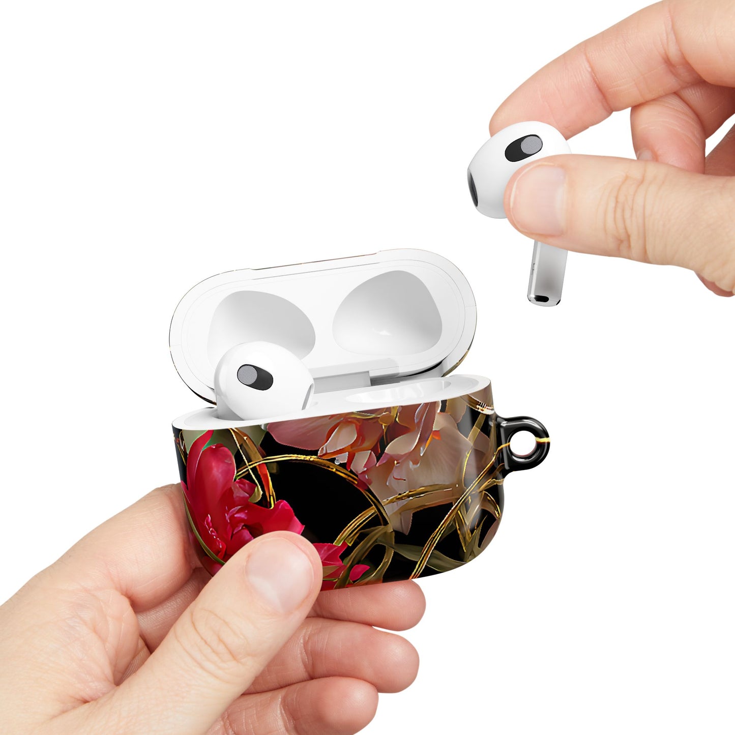 Orchid Gold Armor  Floral AirPod Case - [HaveITcased]