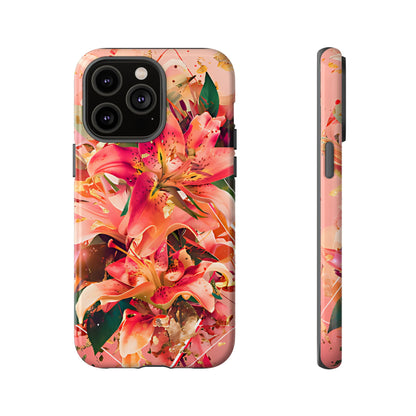 Elegant Pink Lily Print Floral Case - [HaveITcased]