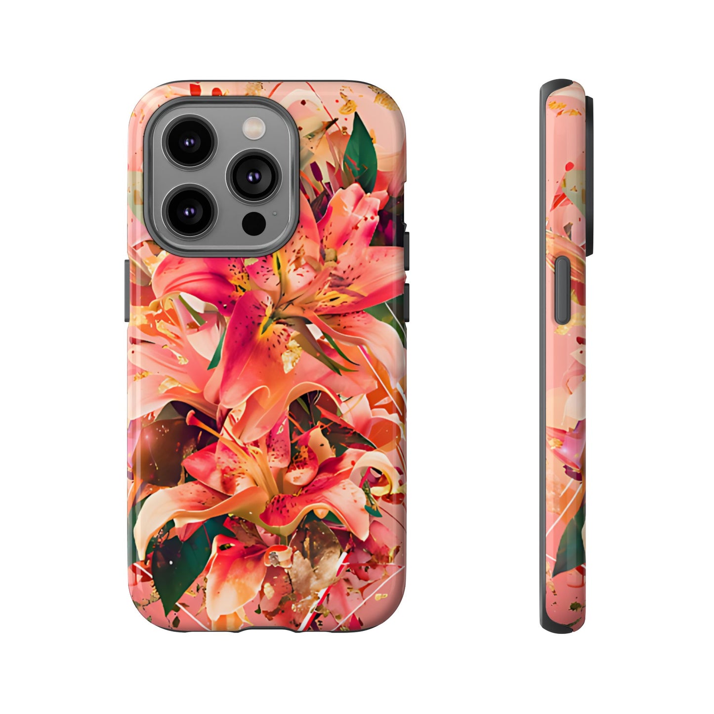 Elegant Pink Lily Print Floral Case - [HaveITcased]
