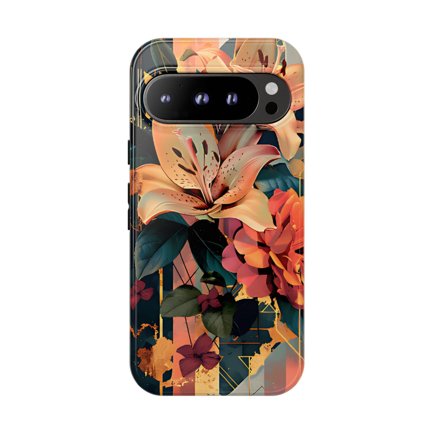 Luxury Floral Art with Lilies & Peonies Floral Phone Case - [HaveITcased]