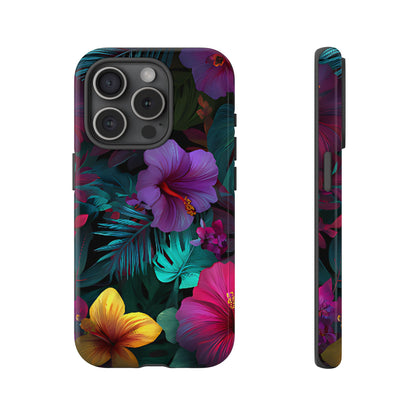 Midnight Tropics Floral Phone Case - [HaveITcased]