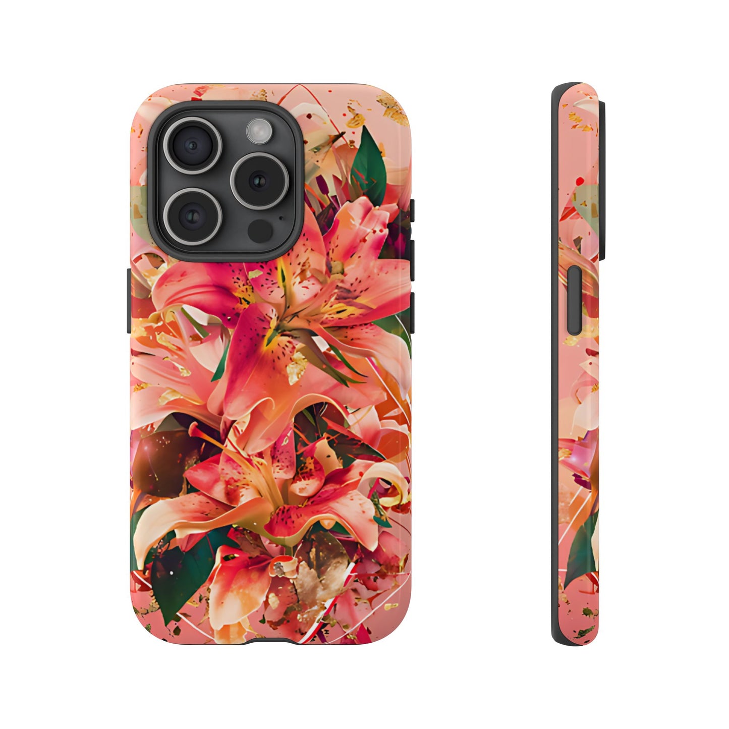 Elegant Pink Lily Print Floral Case - [HaveITcased]