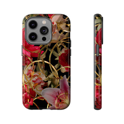 Orchid Gold Armor  Tough Floral Case For Phones - [HaveITcased]