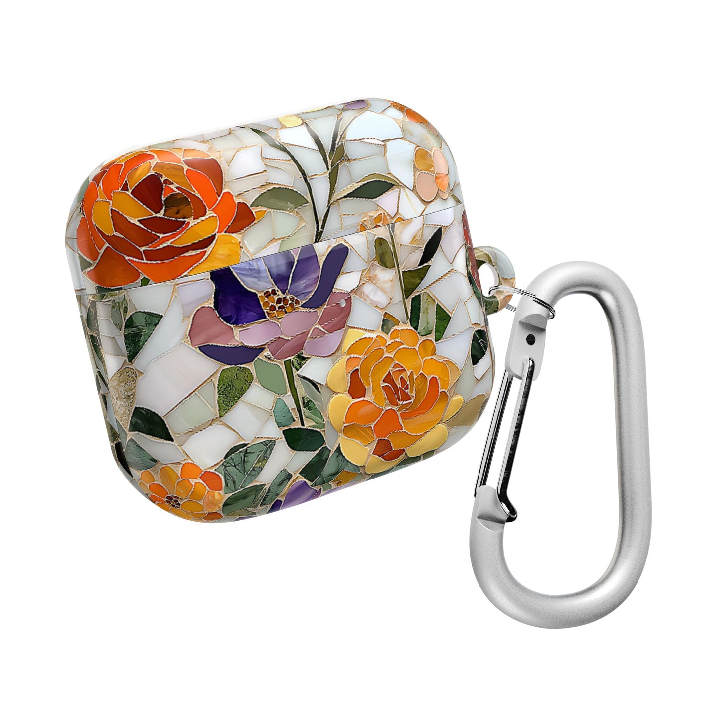 Mosaic Bloom Stained Glass AirPod Case - [HaveITcased]
