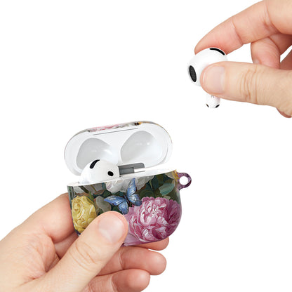 Vintage Peony & Butterfly  AirPod Floral Case - [HaveITcased]