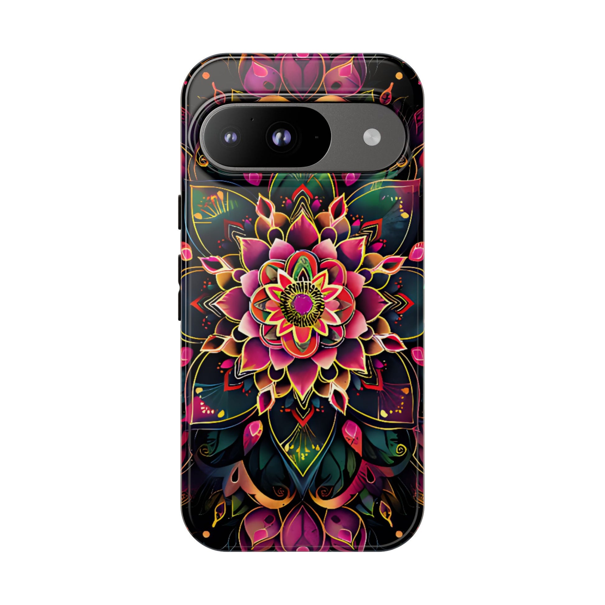 Vivid Bloom Armor Mandala Tough Floral Case - [HaveITcased]