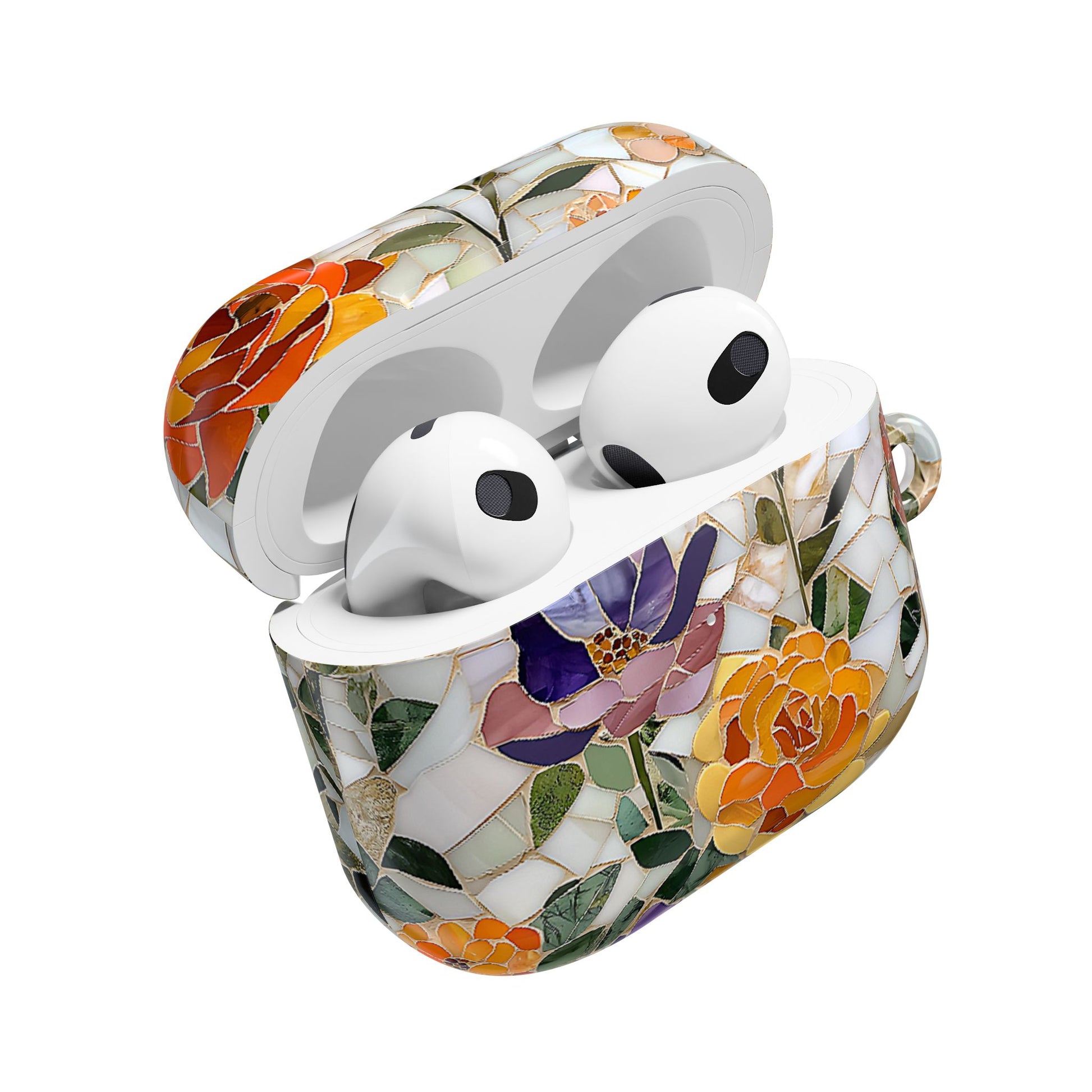 Mosaic Bloom Stained Glass AirPod Case - [HaveITcased]