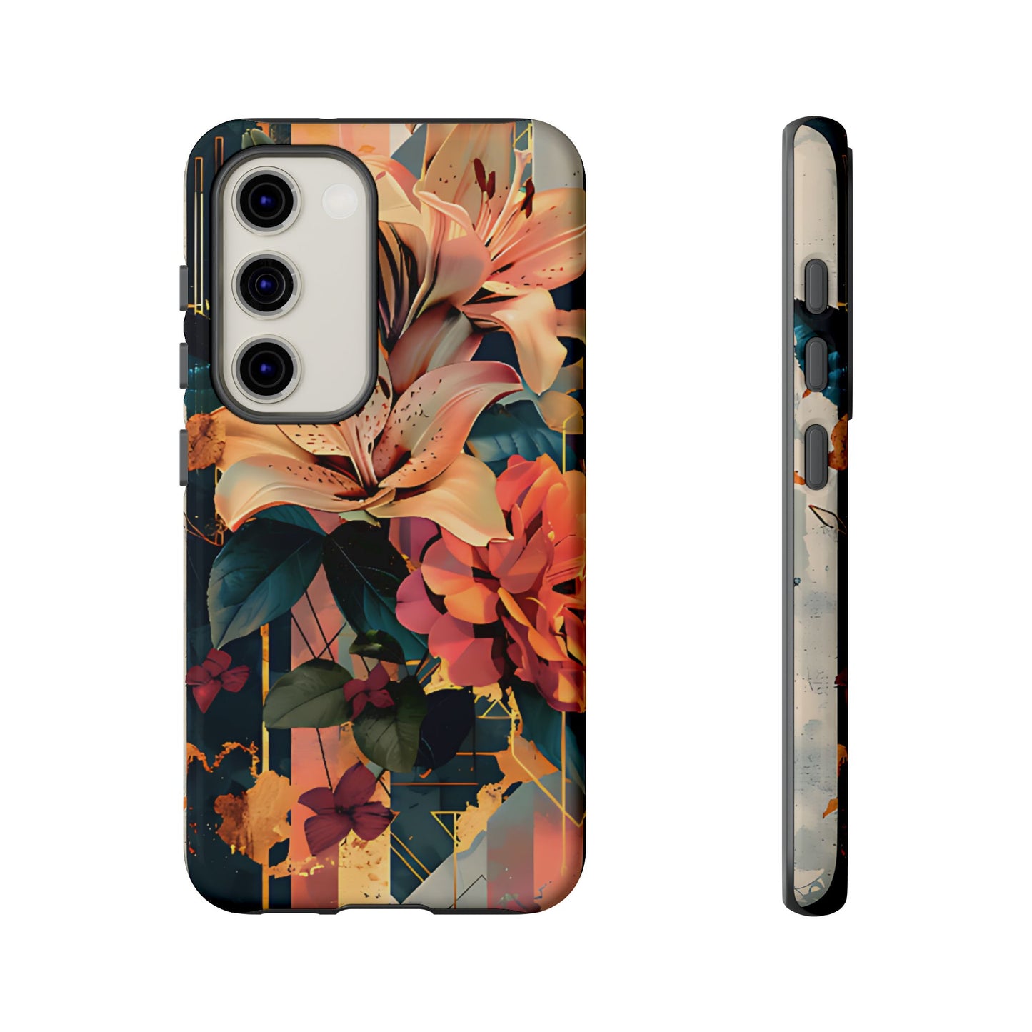 Luxury Floral Art with Lilies & Peonies Floral Phone Case - [HaveITcased]