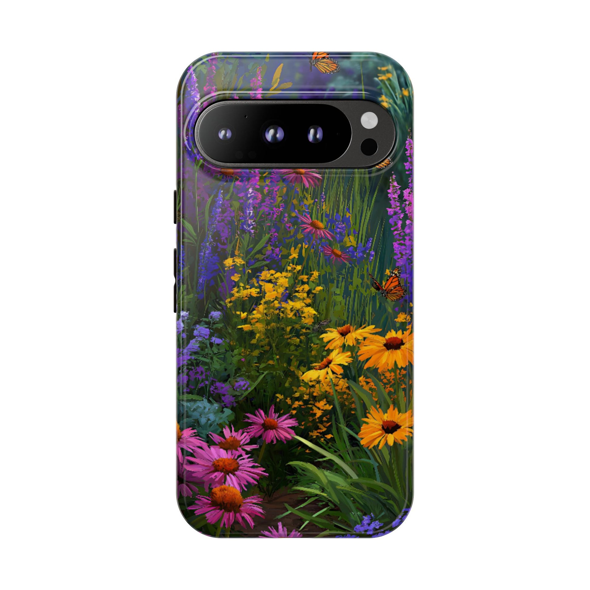 Wildflower Meadow Butterfly Tough Phone Case for iPhone, Samsung & Google Pixel. - [HaveITcased]