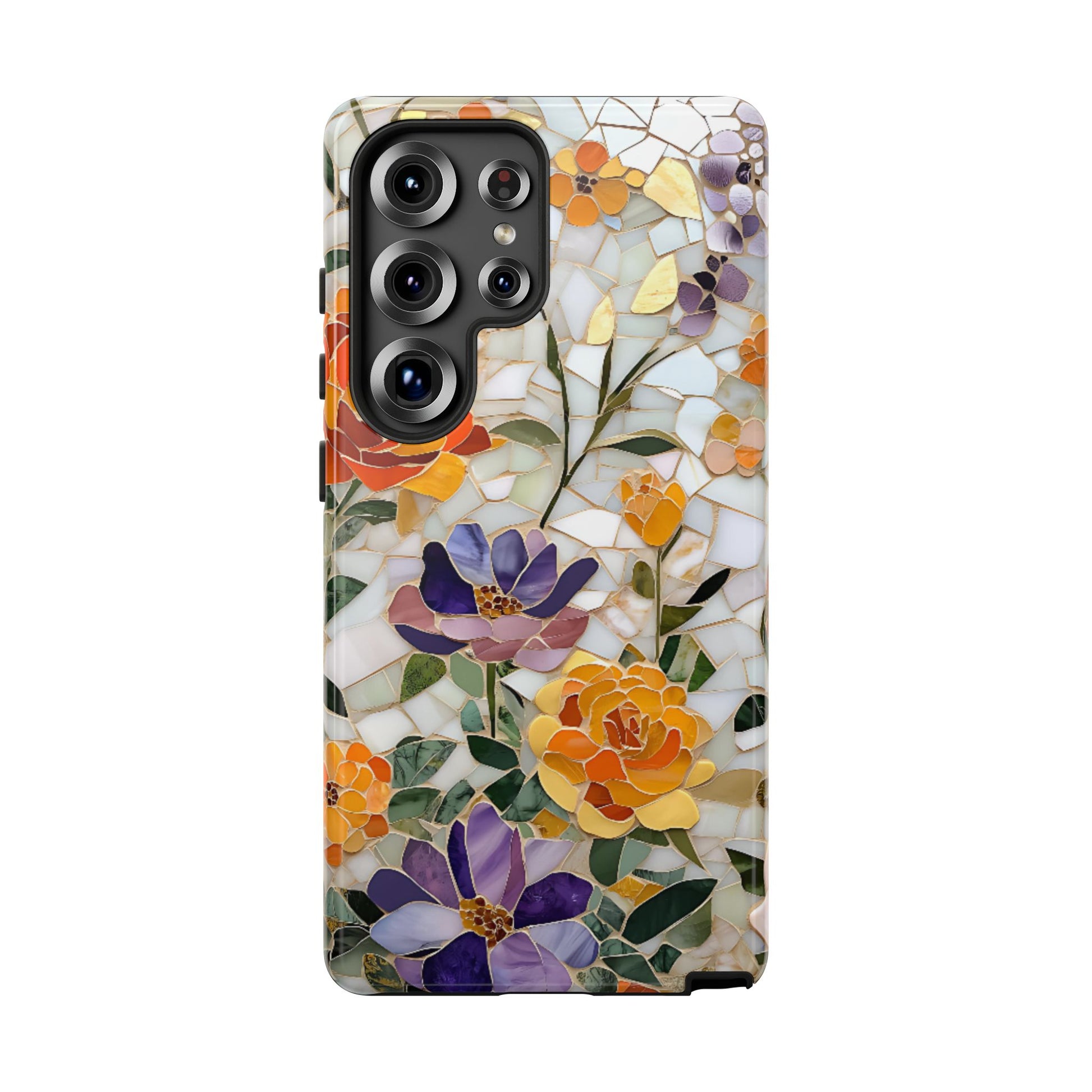 Mosaic Bloom Stained Glass Phone Case - [HaveITcased]