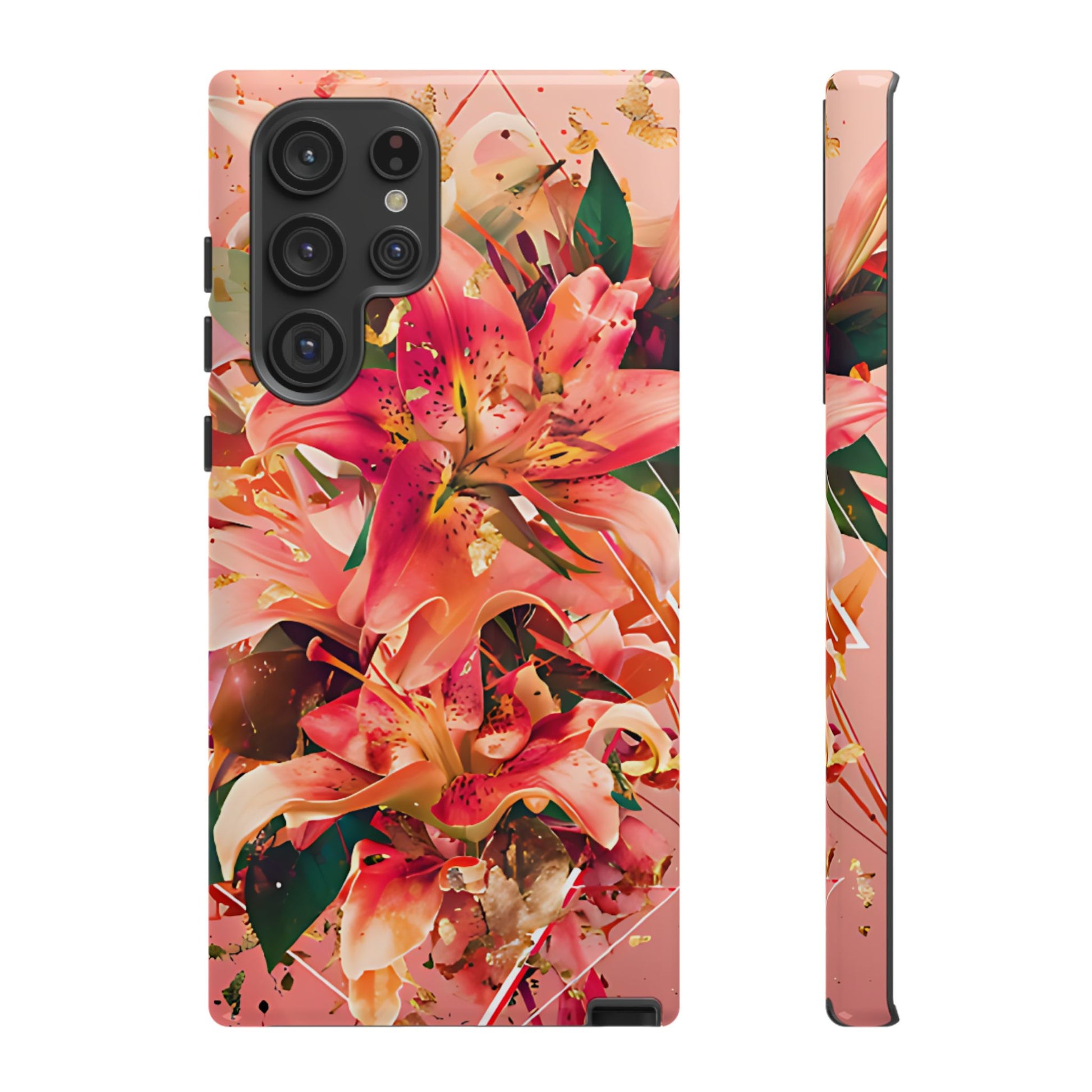Elegant Pink Lily Print Floral Case - [HaveITcased]