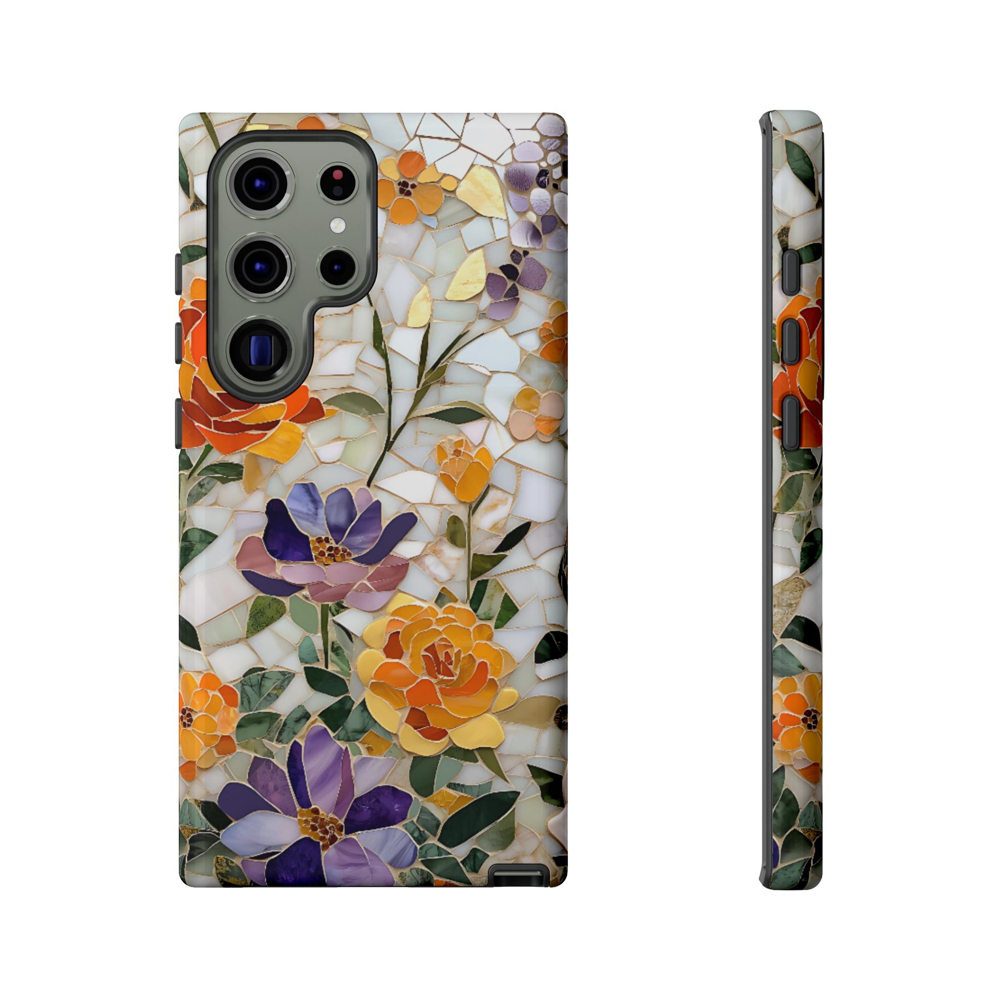 Mosaic Bloom Stained Glass Phone Case - [HaveITcased]