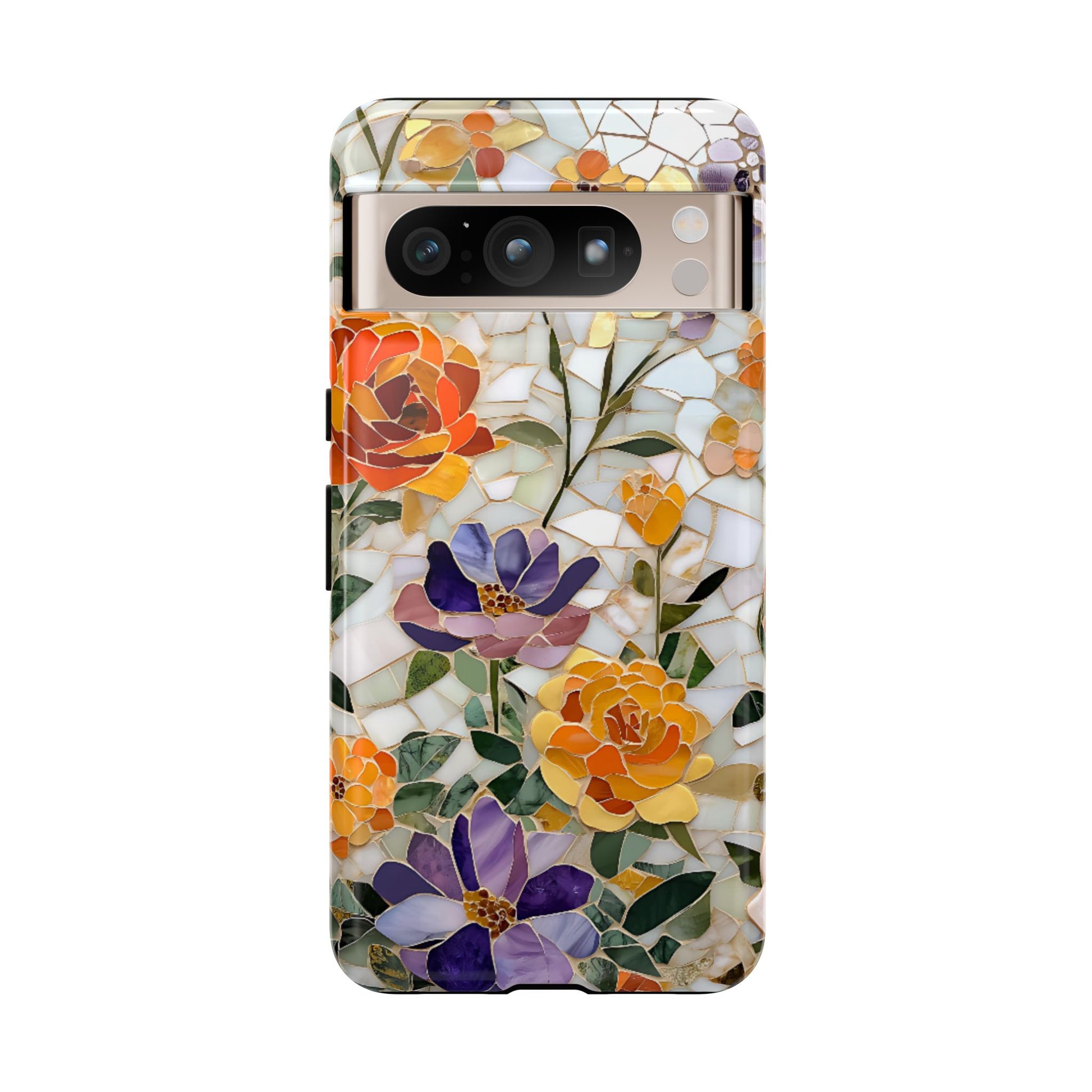 Mosaic Bloom Stained Glass Phone Case - [HaveITcased]