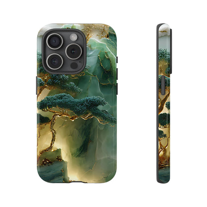 Green Jade Forest Mountain Art Protective Cover - [HaveITcased]