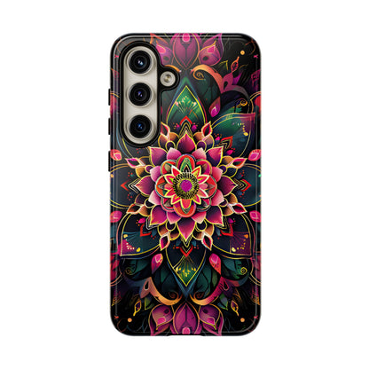 Vivid Bloom Armor Mandala Tough Floral Case - [HaveITcased]
