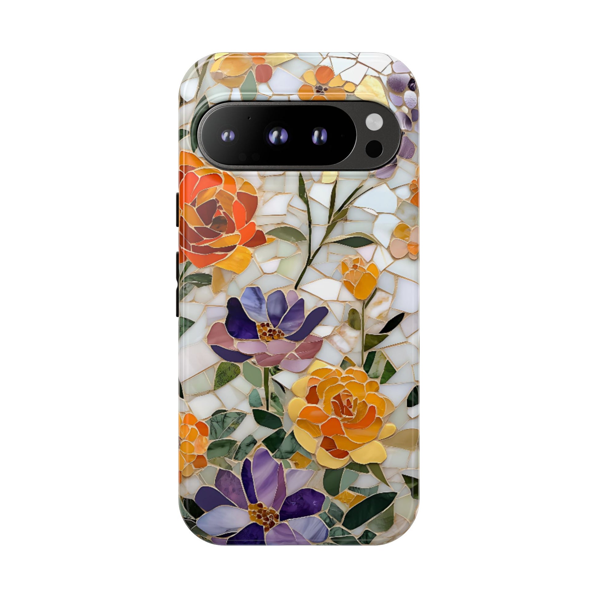 Mosaic Bloom Stained Glass Phone Case - [HaveITcased]