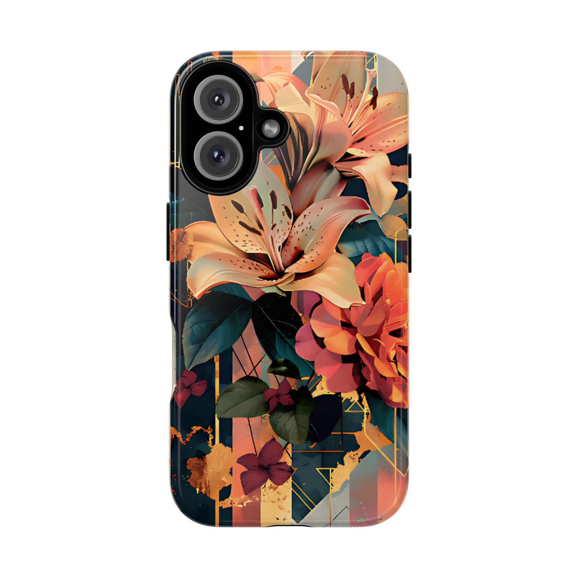 Luxury Floral Art with Lilies & Peonies Floral Phone Case - [HaveITcased]