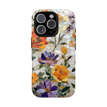 Mosaic Bloom Stained Glass Phone Case - [HaveITcased]