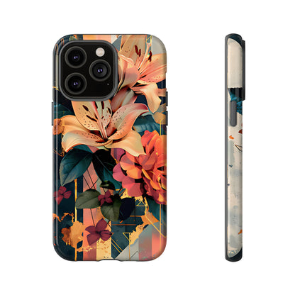 Luxury Floral Art with Lilies & Peonies Floral Phone Case - [HaveITcased]