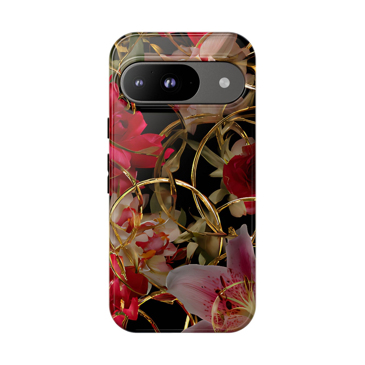 Orchid Gold Armor  Tough Floral Case For Phones - [HaveITcased]