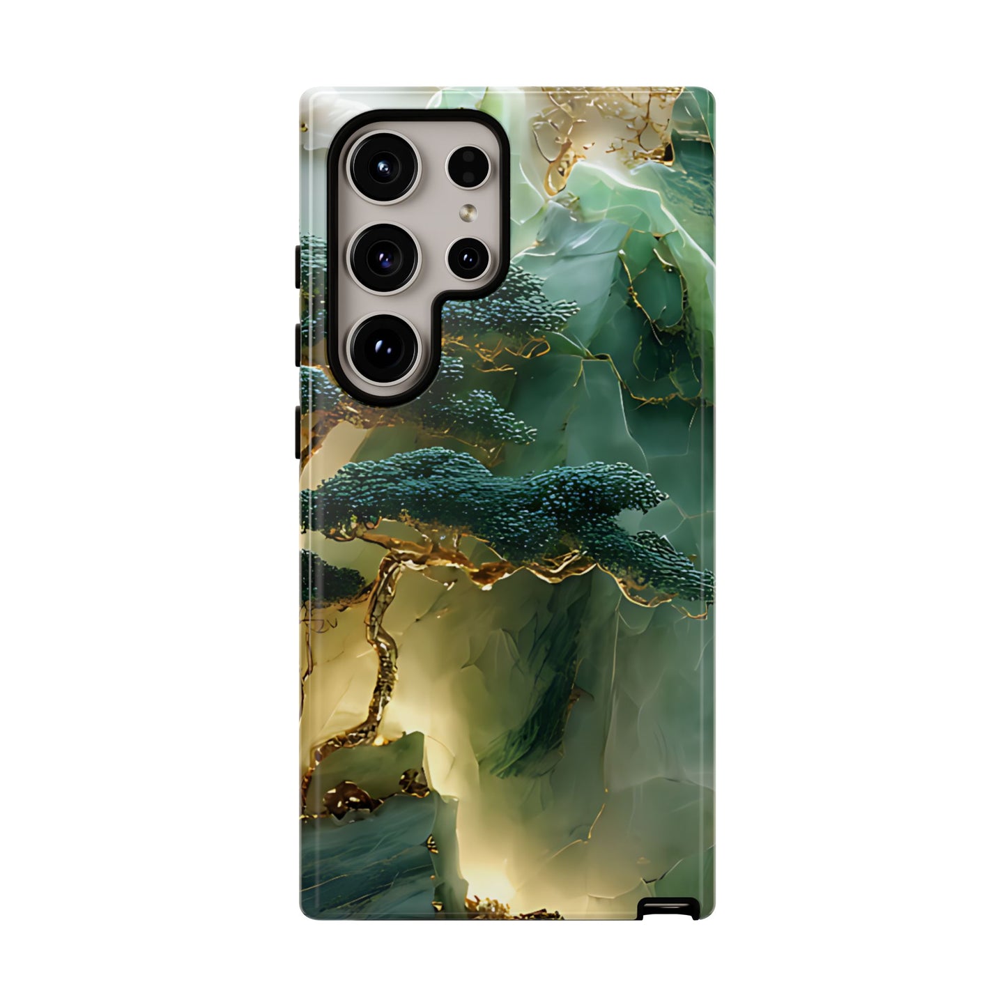 Green Jade Forest Mountain Art Protective Cover - [HaveITcased]