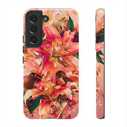 Elegant Pink Lily Print Floral Case - [HaveITcased]
