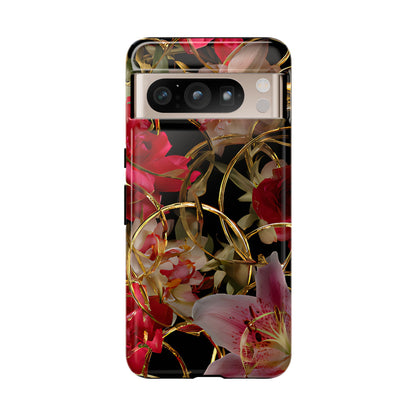 Orchid Gold Armor  Tough Floral Case For Phones - [HaveITcased]