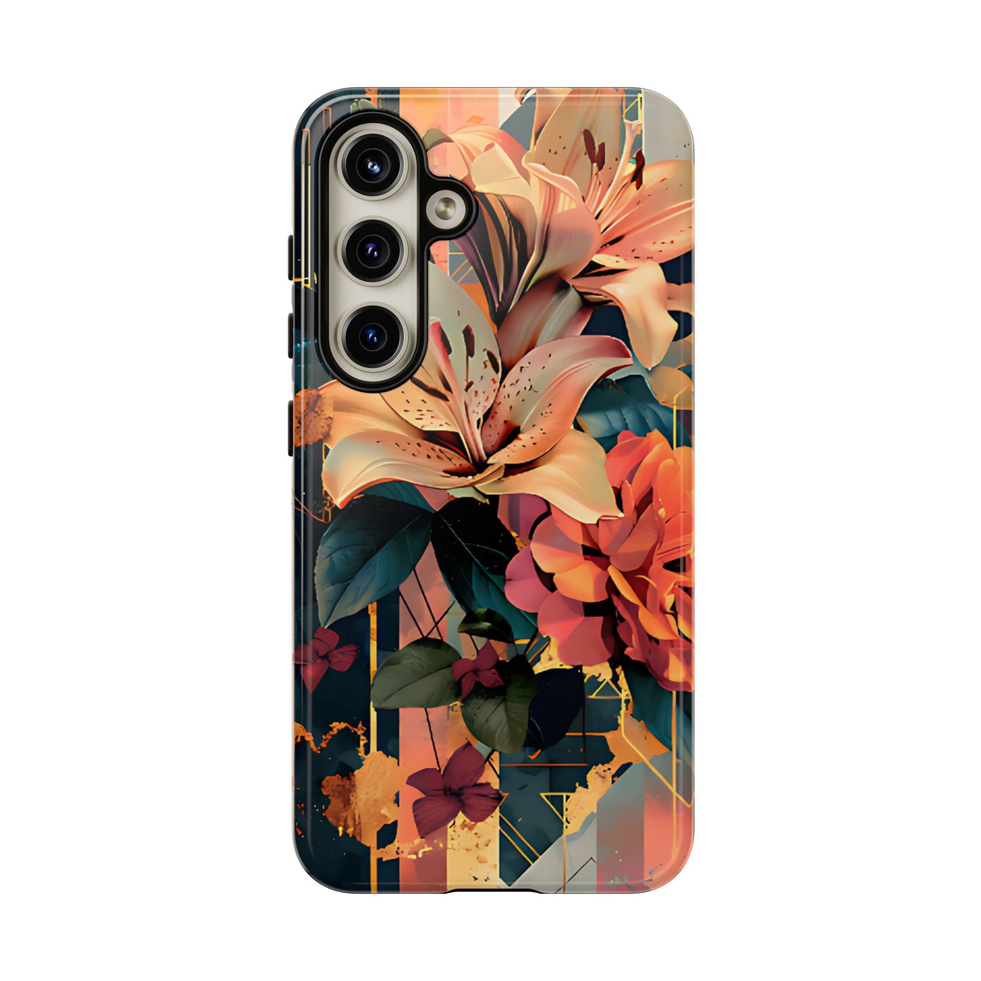 Luxury Floral Art with Lilies & Peonies Floral Phone Case - [HaveITcased]