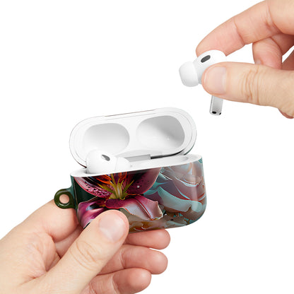 Pink Lily & Rose Design Floral AirPod Case - [HaveITcased]