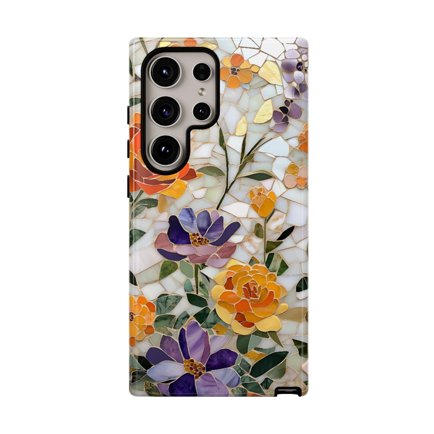 Mosaic Bloom Stained Glass Phone Case - [HaveITcased]