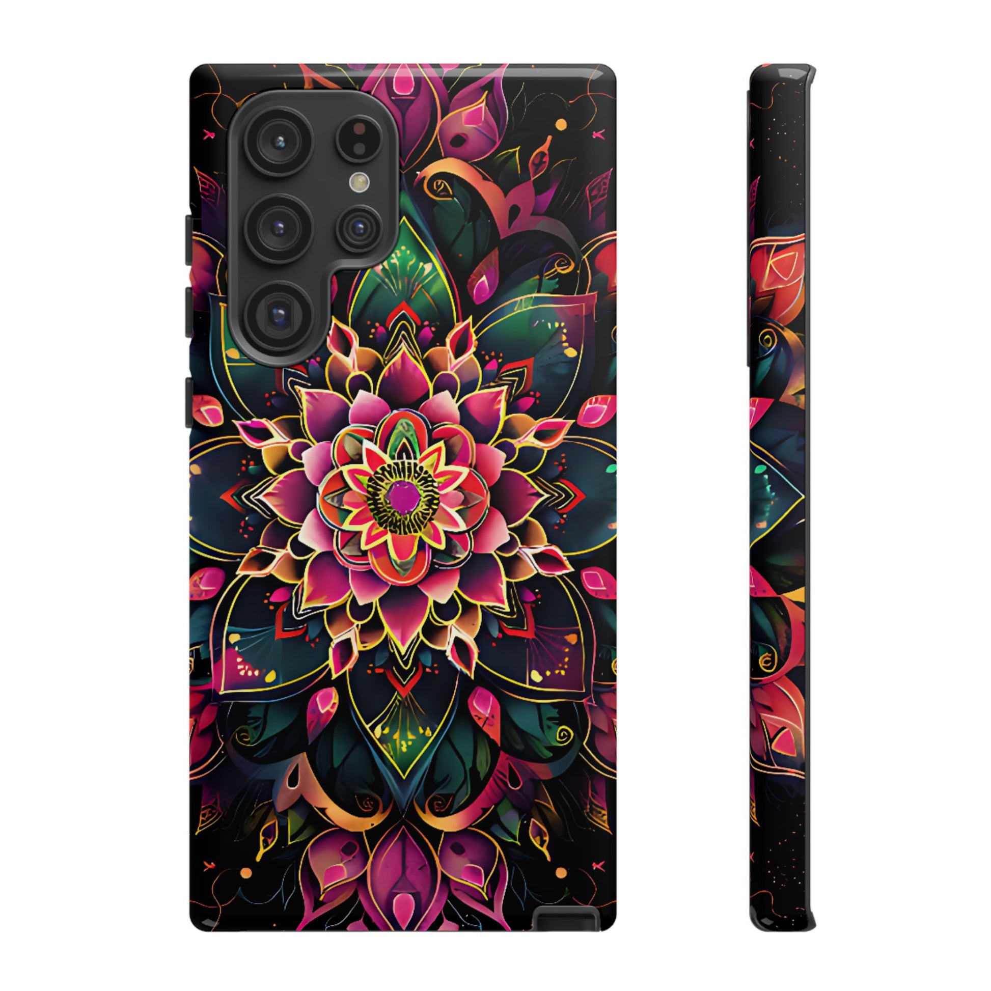 Vivid Bloom Armor Mandala Tough Floral Case - [HaveITcased]
