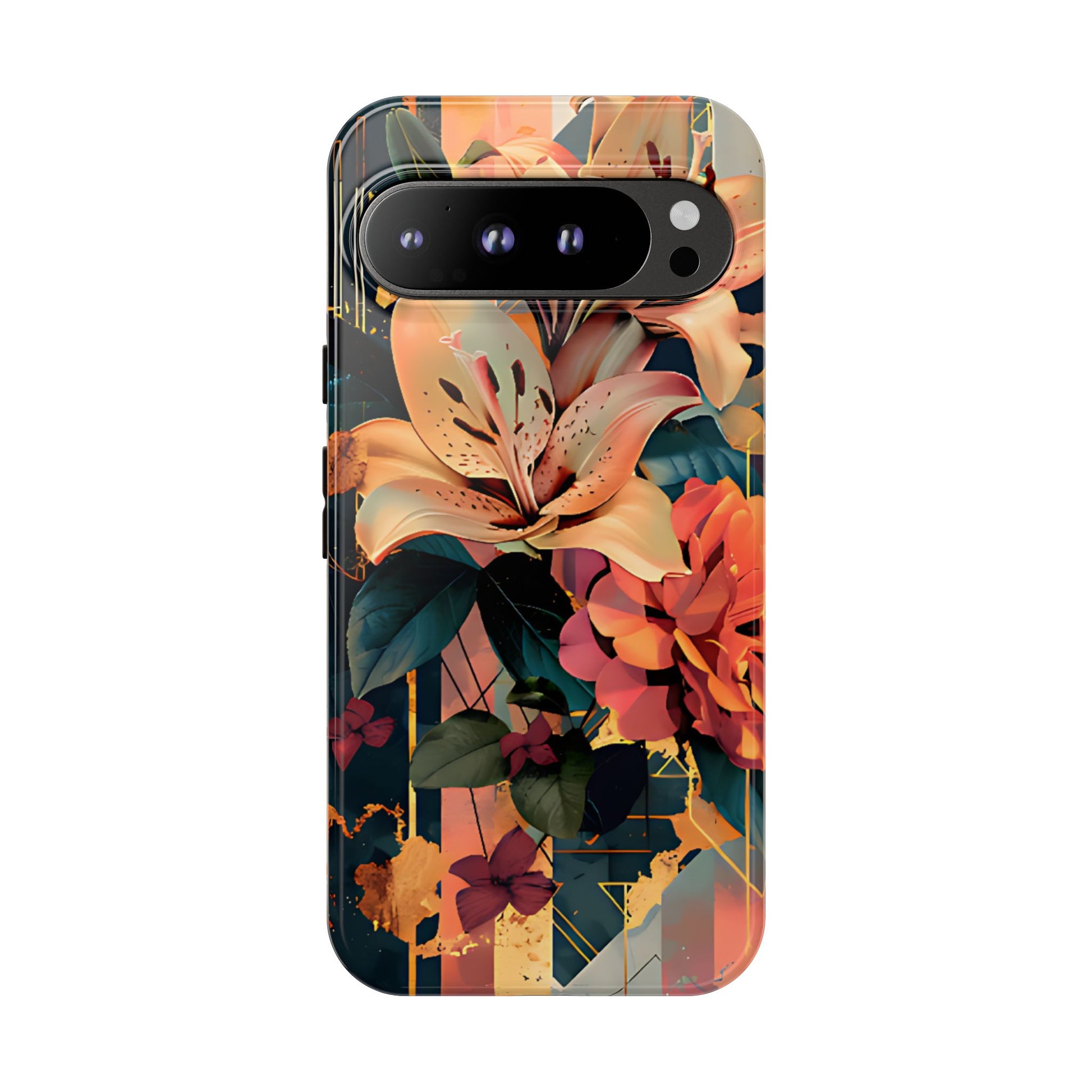 Luxury Floral Art with Lilies & Peonies Floral Phone Case - [HaveITcased]