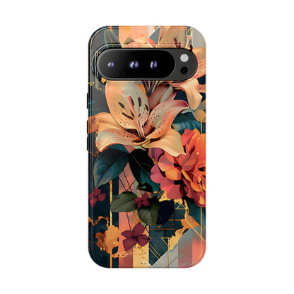 Luxury Floral Art with Lilies & Peonies Floral Phone Case - [HaveITcased]