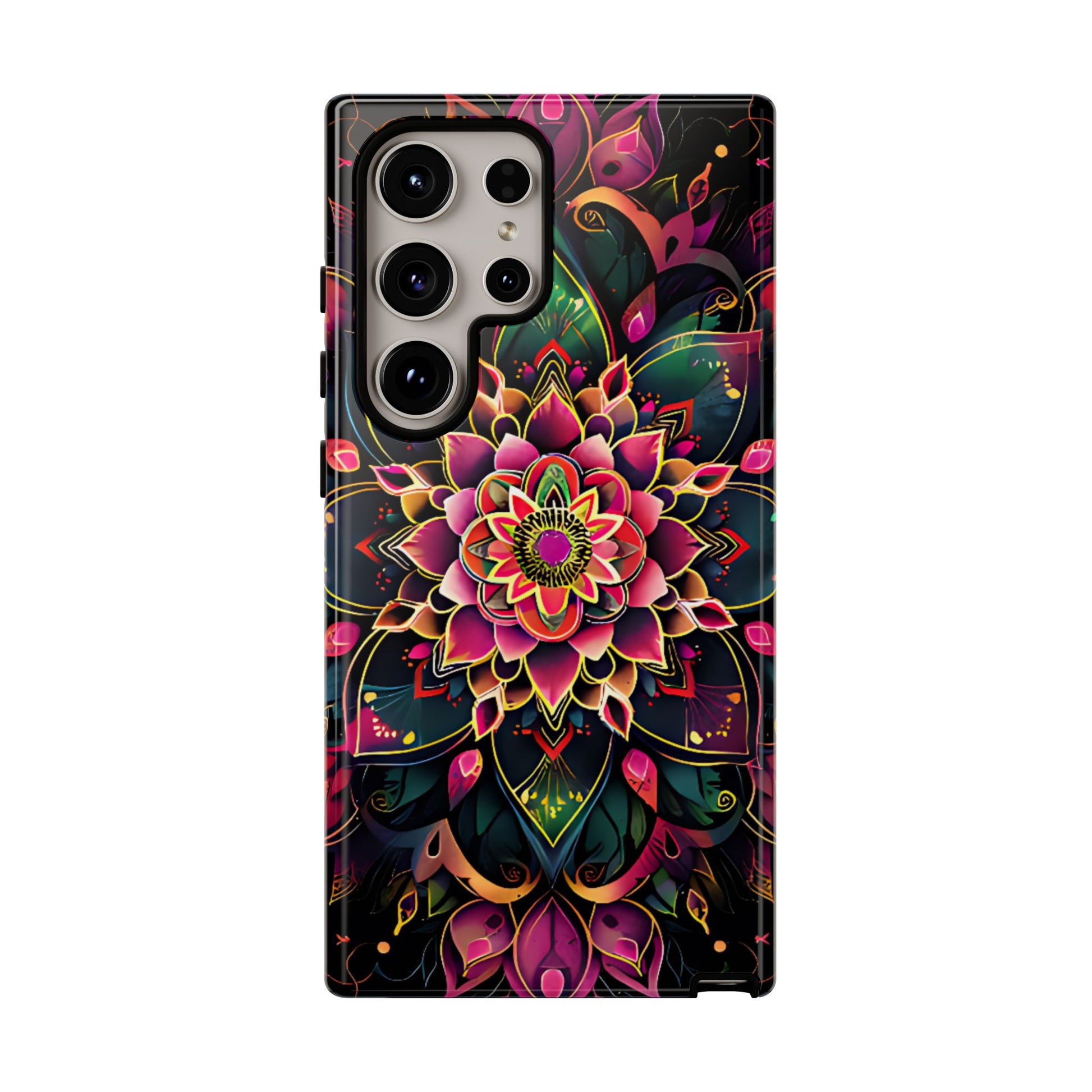 Vivid Bloom Armor Mandala Tough Floral Case - [HaveITcased]