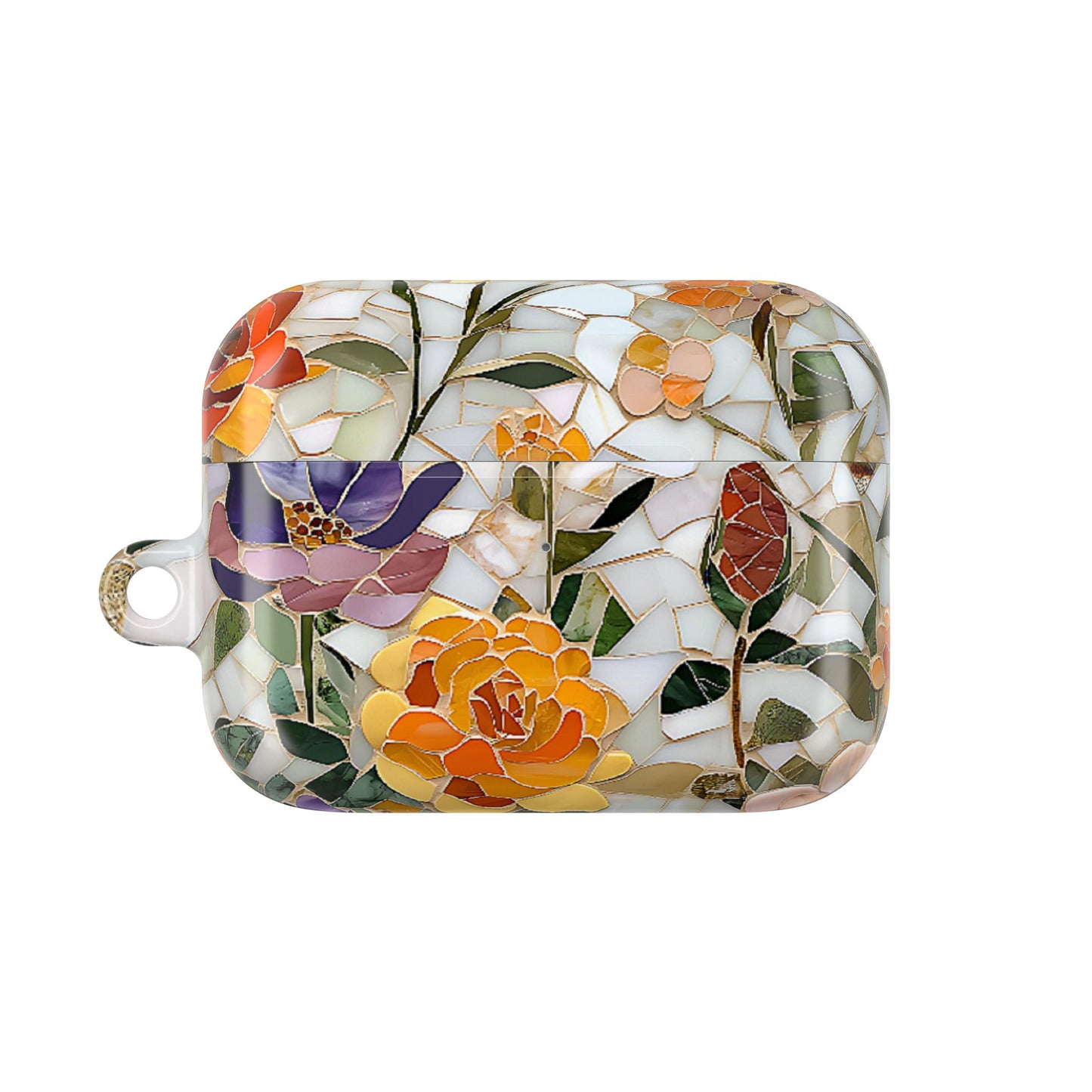 Mosaic Bloom Stained Glass AirPod Case - [HaveITcased]