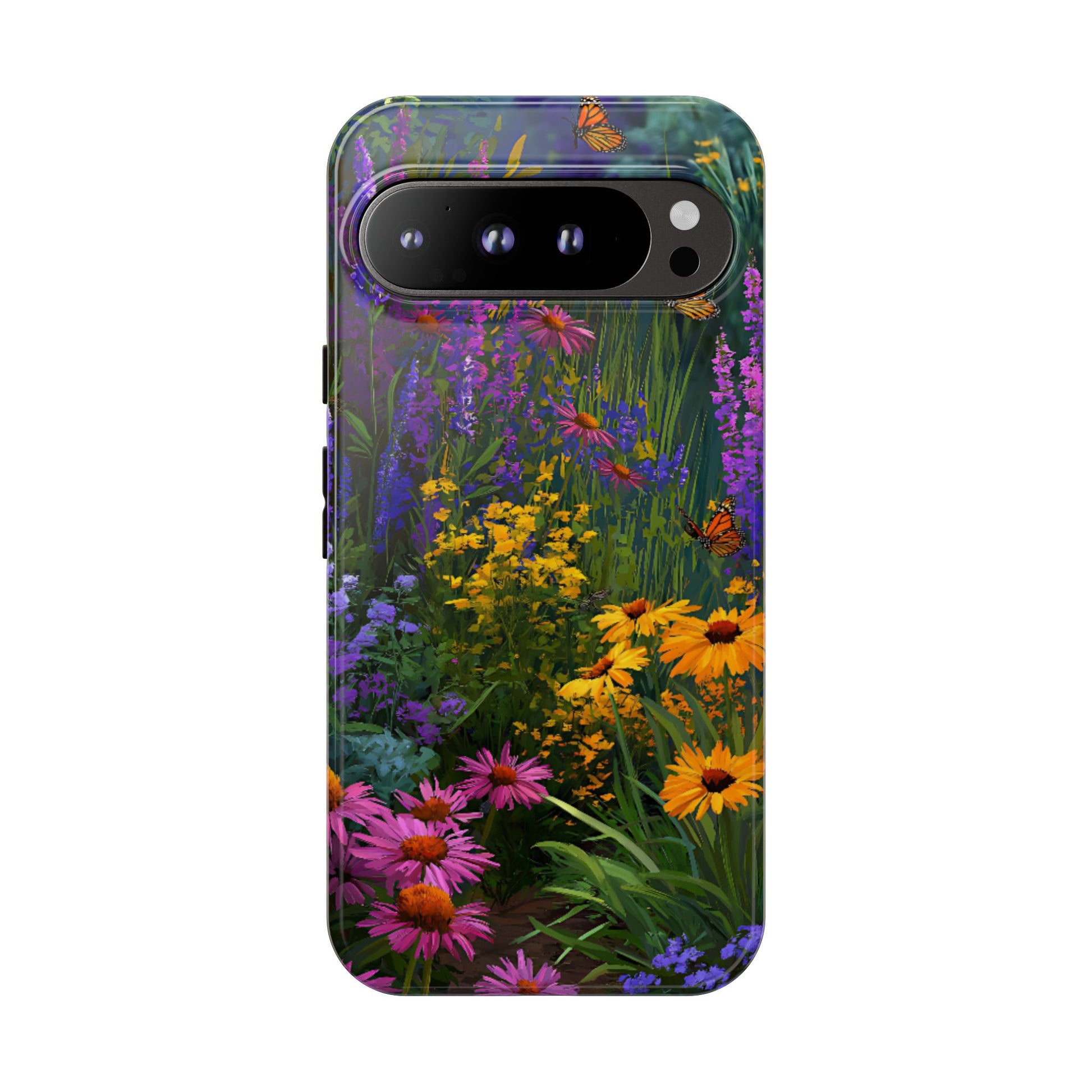 Wildflower Meadow Butterfly Tough Phone Case for iPhone, Samsung & Google Pixel. - [HaveITcased]