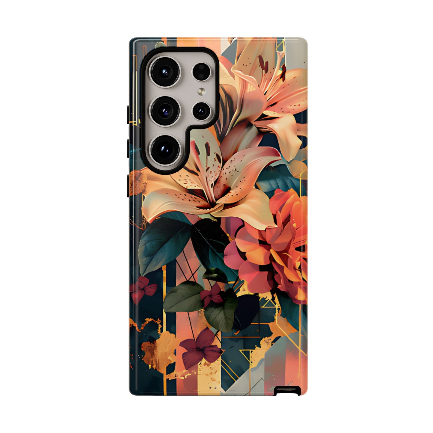 Luxury Floral Art with Lilies & Peonies Floral Phone Case - [HaveITcased]