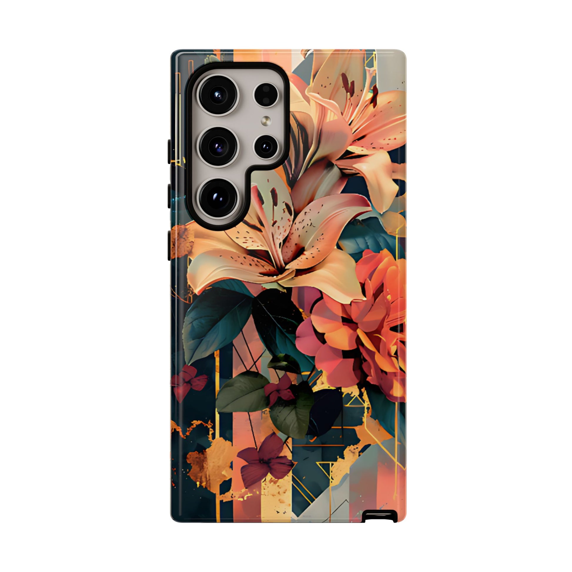Luxury Floral Art with Lilies & Peonies Floral Phone Case - [HaveITcased]