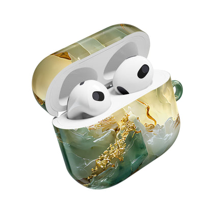Luxury Jade Mountain Landscape AirPod Case - [HaveITcased]